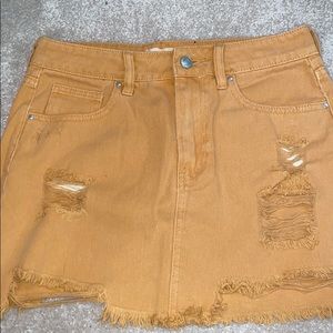 Pacsun burnt orange skirt